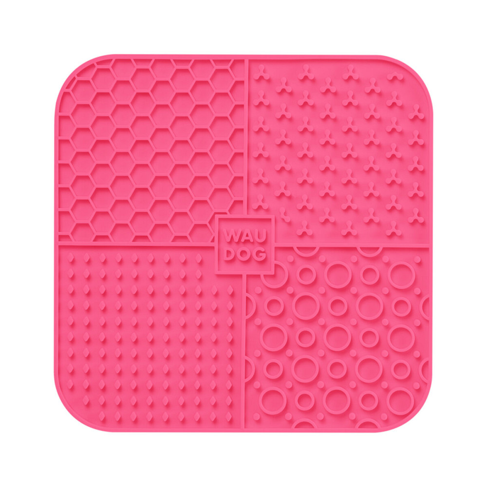 Коврик для слизи WAUDOG Silicone, 190х190х10 мм, розовый Киев - изображение 4
