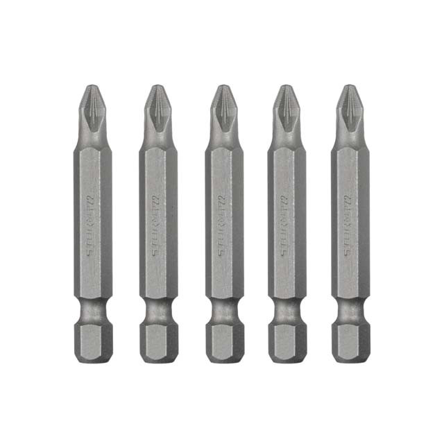 Комплект викруткових насадок, PZ2, 1/4"×50 мм, ACR, S2, 5 од., STORM Львів - фото 3