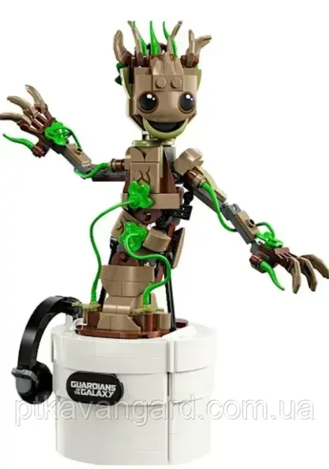 Конструктор танцюючий Грут Вартові Галактики 459 деталей супергерої Марвел 99033 Хмельницький - фото 2