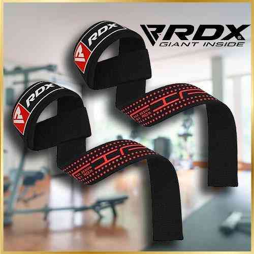 Лямки для тяги RDX Gel S4 Black, ремені для силових тренувань, станової тяги та роботи зі штангою Київ