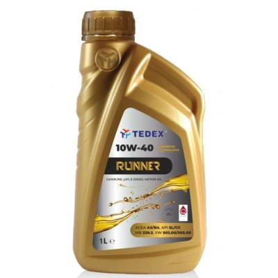 Моторна олива TEDEX RUNNER SL/CF/EC 10W40 1л Вінниця - фото 1
