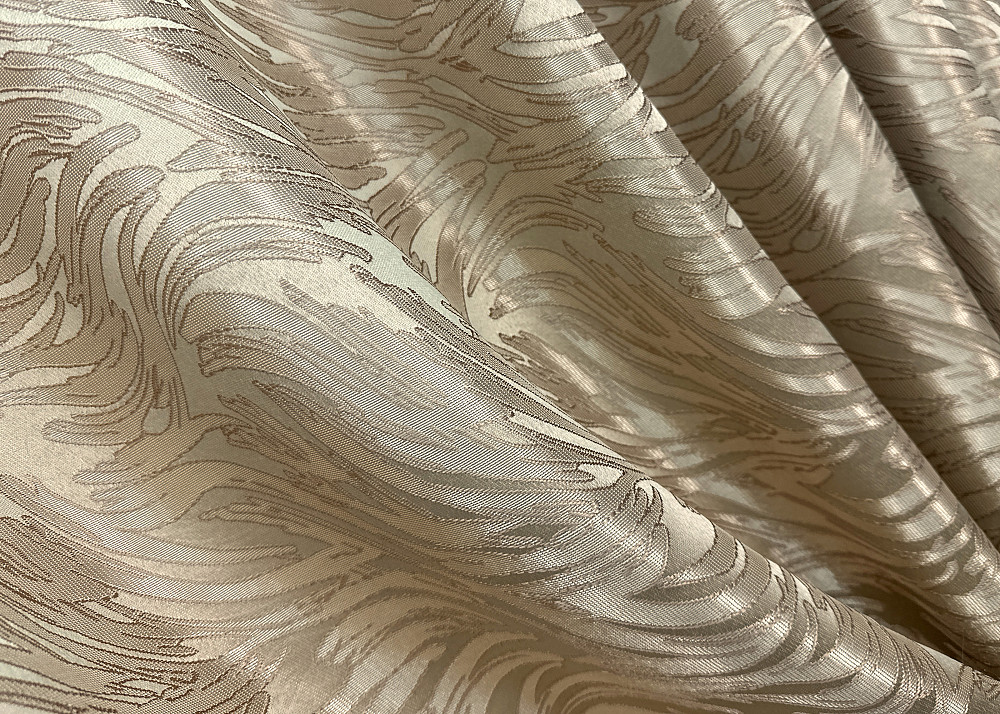 Комплект готових штор VR-Textil Жакард Magic № 1604ш Пісочний 145х270 см 2 шт (33-0574) Київ - фото 6