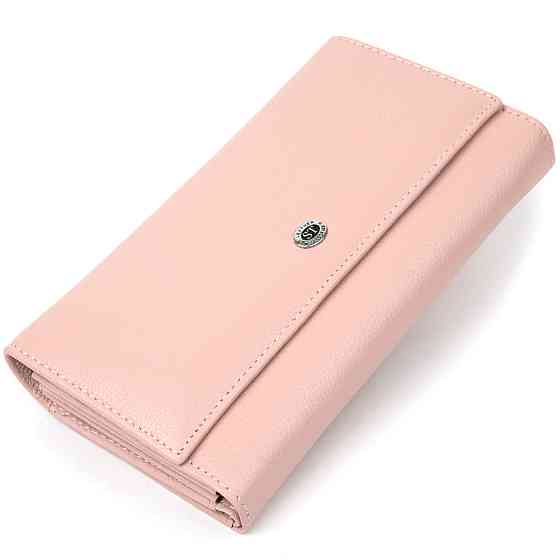 Місткий жіночий гаманець ST Leather 19390 Рожевий Київ