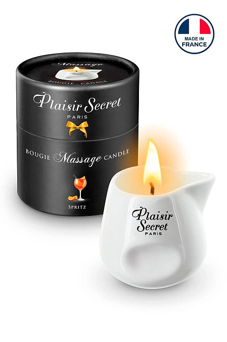 Массажная свеча Plaisirs Secrets Spritz (80 мл) подарочная упаковка, керамический сосуд Sex Aura Киев - изображение 1