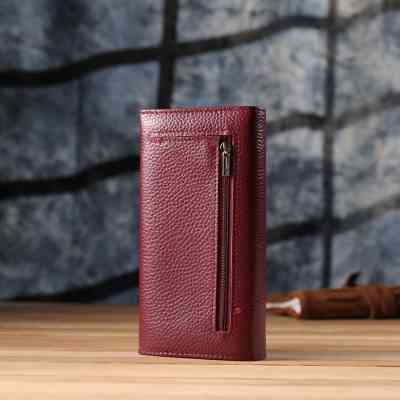 Кошелек ST Leather Из натуральной кожи Бордовый (23085) Винница