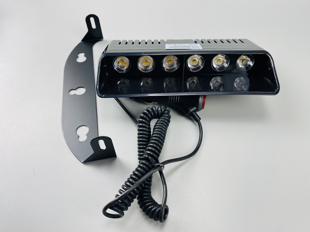 Маячок проблисковий для авто S9 стробоскоп мигалка 9-80V 6 led діодів помаранчевий спалах (під скло) Мукачево - фото 9