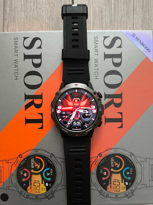 Смарт-часы Senbono, Black Киев - изображение 8