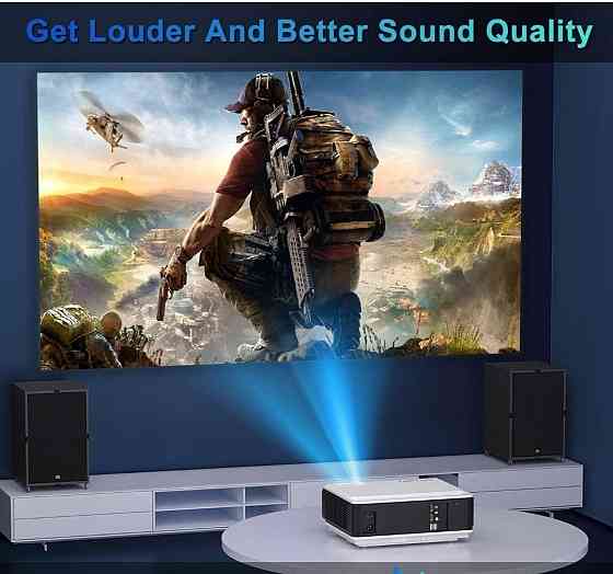 Проєктор LED TOPTRO TR82 Wi-Fi 5.0 Bluetooth Full HD 1080P. Київ