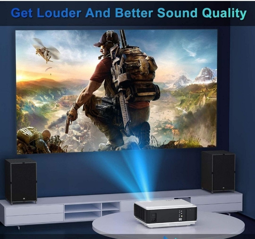 Проєктор LED TOPTRO TR82 Wi-Fi 5.0 Bluetooth Full HD 1080P. Київ - фото 5