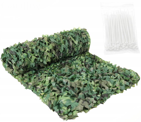 Камуфляжна маскувальна сітка розміром 2х5 метри з кріпленнями Gardlov (27383) Нововолинськ