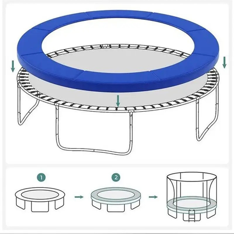 Захисний чохол, накидка на пружини для батута 305–312 см (10ft) Київ - фото 1