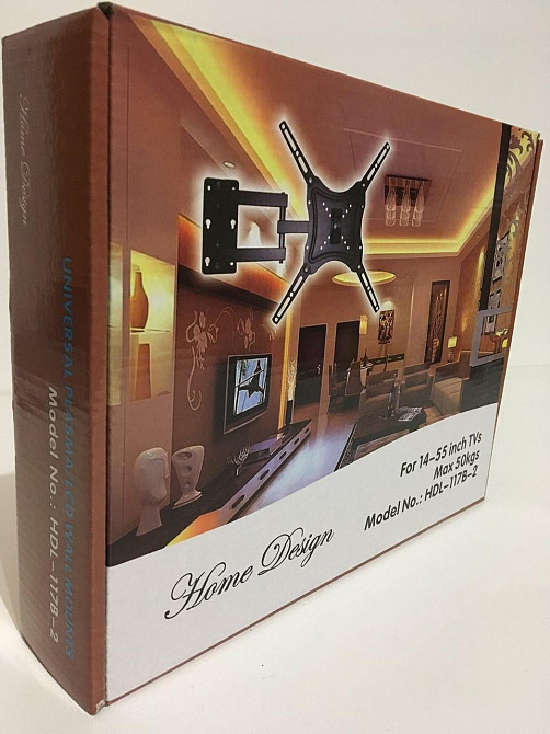 Кріплення для телевізора на стіну 14"-55" HDL-117B-2/ 6896 (10 шт./яй) Одеса - фото 2