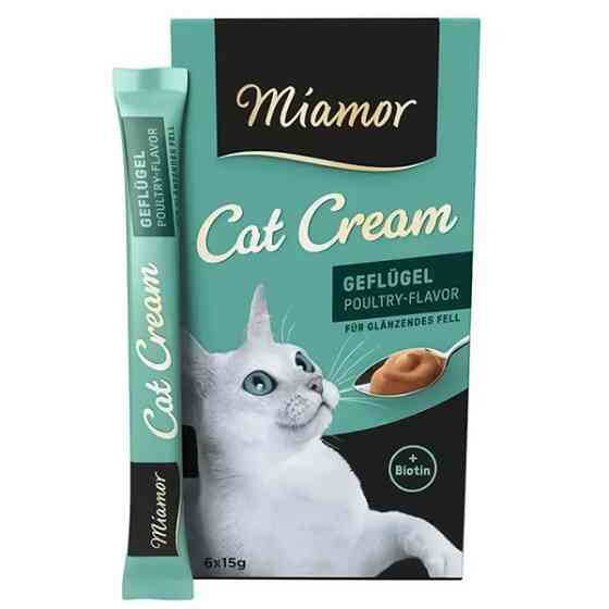 Miamor Cream Gefl&uuml;gel МИАМОР ПТИЦА крем жидкое лакомство для котов Киев