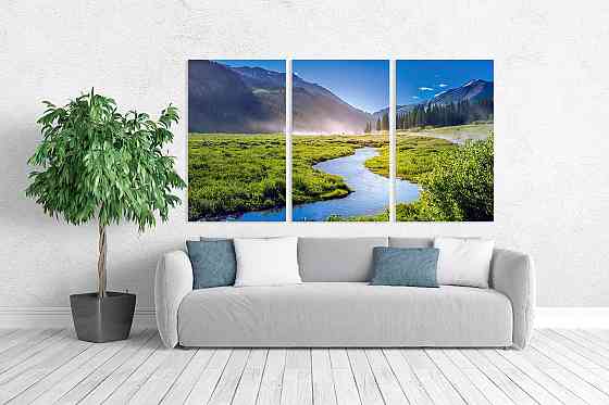 Модульна картина у вітальню/ спальню Природа ART-264_3A 70х130 см Київ
