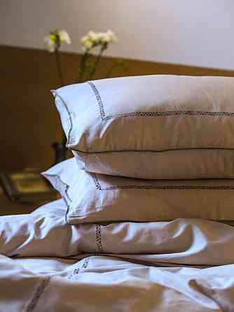 Ecotton Комплект постільної білизни Ecotton Євро з вишивкою та кантом Shifting Sand в чохлі для Коломия