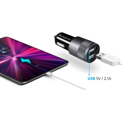 Зарядний пристрій Defender 2xUSB 12W (2xUSB-A) 2.1A UCA-21 (83821) Вінниця - фото 3