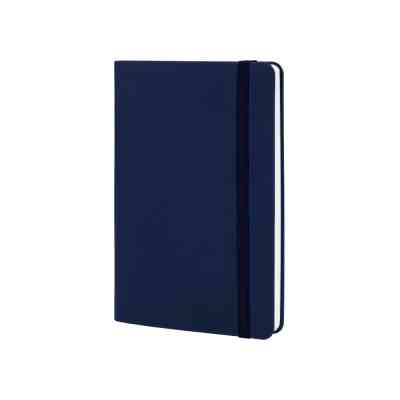 Книга записна Optima А5 VIVELLA, м’яка обкладинка, гумка, білий блок лінія, темно-синій (O27104-24) Вінниця