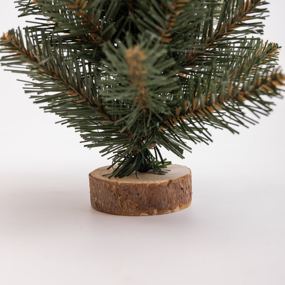 Lugi Штучна новорічна настільна міні ялинка «Полонинська» зелена 25 см SOK-M-03-1 Коломия - фото 4
