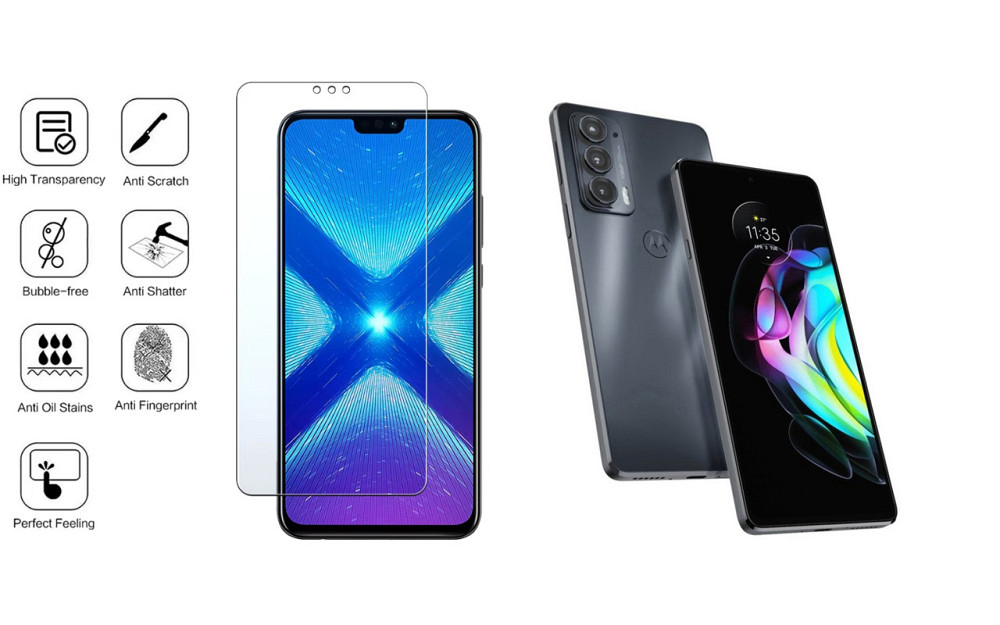 Защитное стекло NeoGlass для Motorola Edge 20 Pro – ультрапрозрачное и устойчивое Киев - изображение 4
