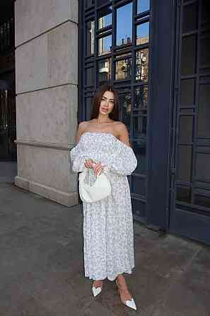 Жіноча романтична літня вільного крою сукня муслін Одеса