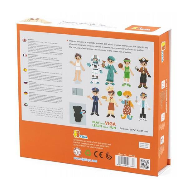 Магнітна гра Viga Toys Вдягни хлопчика (44636) Харків - фото 6