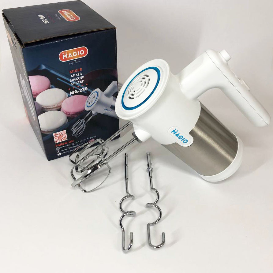 Міксер кухонний професійний Magio MG-230, Кухонний ручний міксер хороший Кращий ручний OB-54 Львів - фото 4