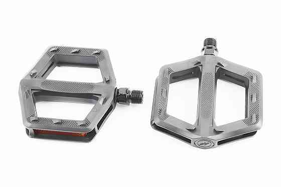 Педалі BMX 9/16" (105x102x23mm) пластикові, чорні HF-701 Київ