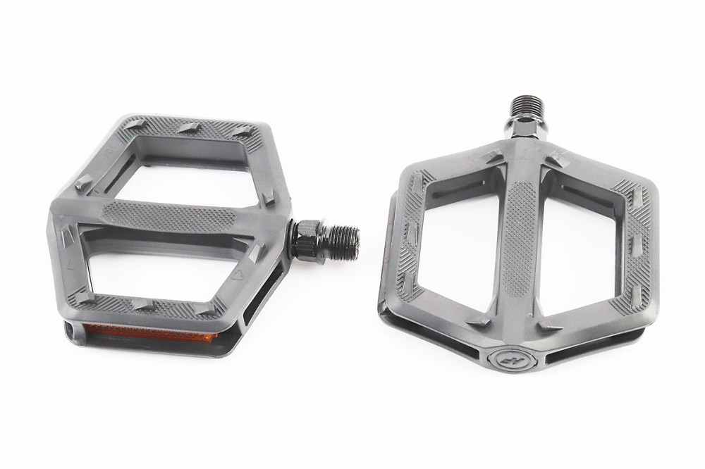 Педалі BMX 9/16" (105x102x23mm) пластикові, чорні HF-701 Київ - фото 1