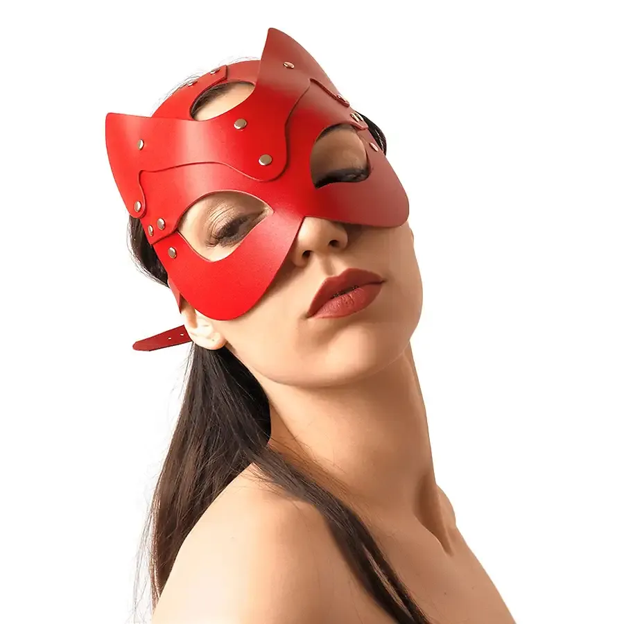 Маска Кішечки Art of Sex - Cat Mask, Червоний Львів - фото 4