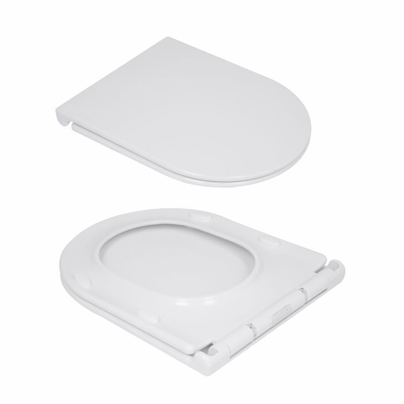 Унітаз підлоговий Qtap Dove Ultra Quiet 610×360×835 мм із сидінням Soft-close WHITE QTDOV27W51828 Київ - фото 8
