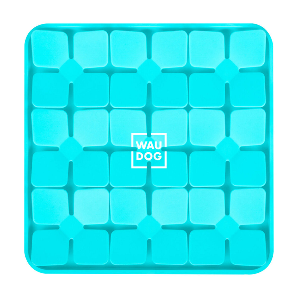 Килимок для пошуку корму WAUDOG Silicone, 205х205х17 мм, блакитний Київ - фото 3