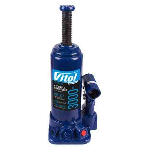 Гидравлический телескопический домкрат 3т чемодан 194-372мм 3,33кг (DB-03006K/T90304S) Харьков