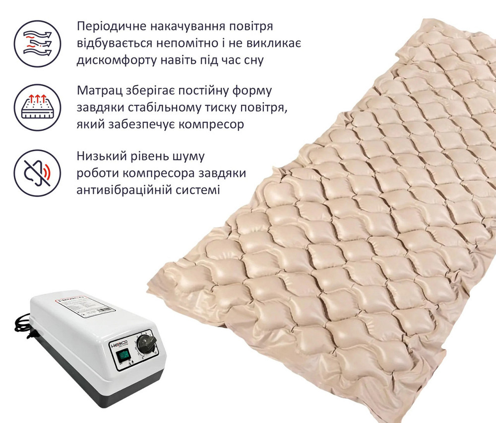 Противопролежневый матрас с компрессором M05 Днепр - изображение 3