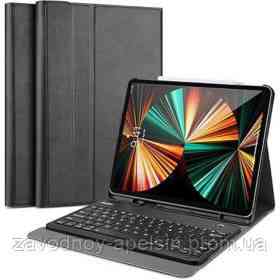 Чехол книжка iPad Pro 12.9 (2020-2022) клавиатура (черный) Одесса