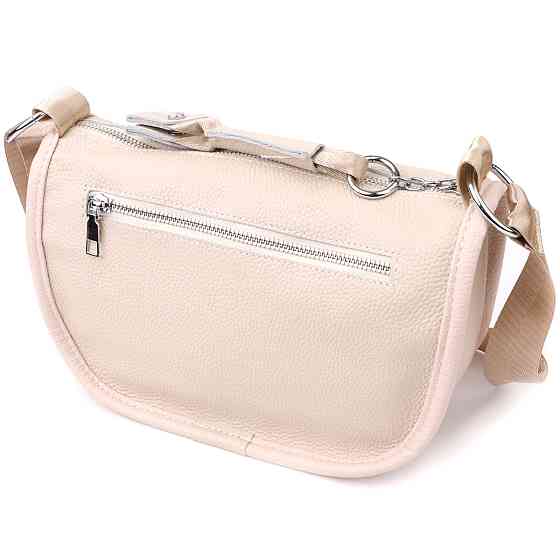 Стильная сумка для женщин из натуральной кожи Vintage 23010 Белый Киев