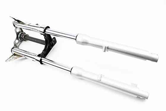 Амортизатор передній (пір'я), лів., правий. к-кт L-660мм; d-27мм + траверс + кріплення фари, тип 1 Київ