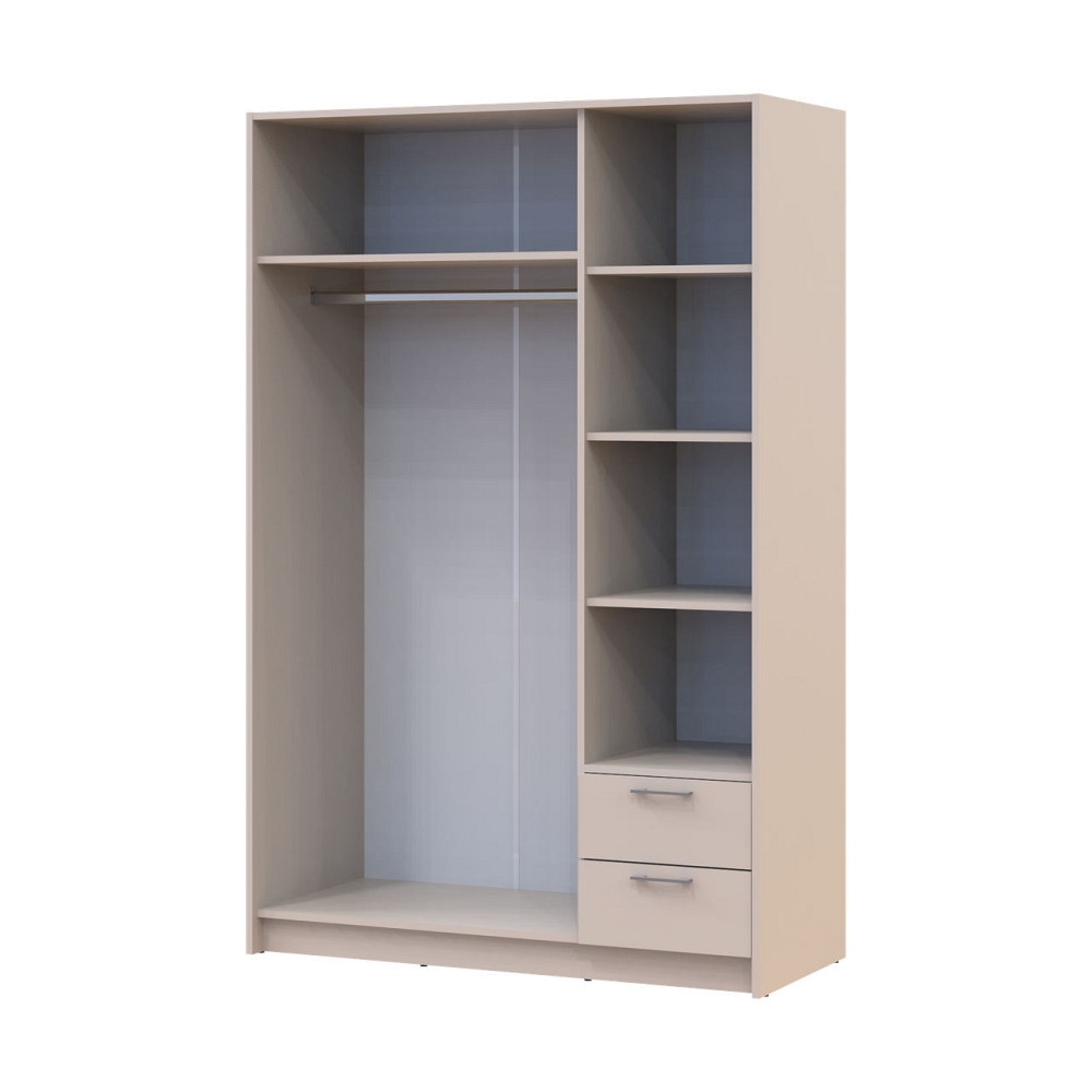 Шкаф для одежды Doros Ронди Кашемир 3 ДСП 121х52х195 (80738472) (DRS-012185) Львов - изображение 6