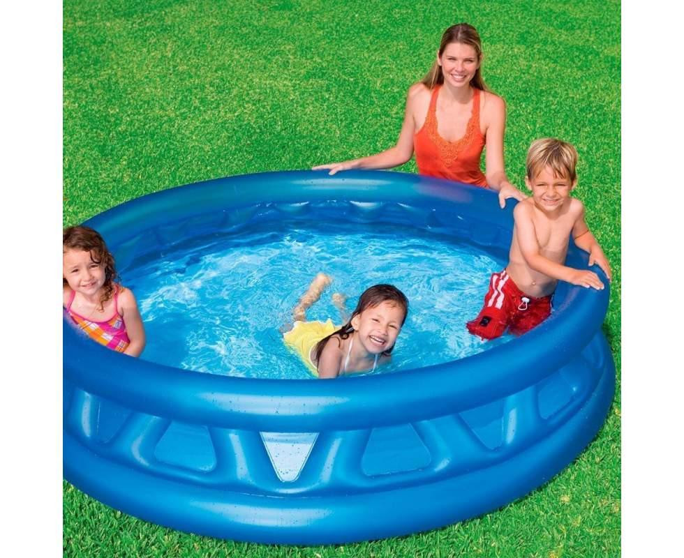 Басейн дитячий надувний Intex круглий на 790л 188х188х46 см Синій (58431) Чернигов - изображение 2