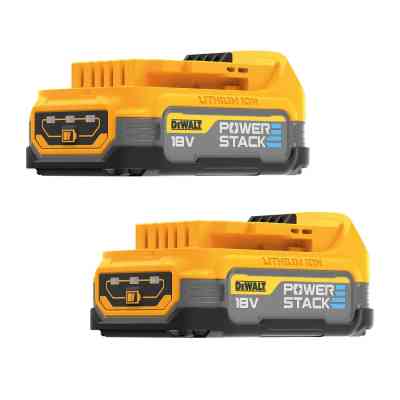 Аккумулятор к электроинструменту DeWALT 18V XR Li-lon PowerStack 1.7Ah, 2 шт., вес 0.7 кг (DCBP034E2) Винница