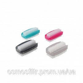 Щіточка універсальна двостороння пластик, кольори: блакитний, антрацитовий, рожевий, прозорий 9х3,5х Киев - изображение 1
