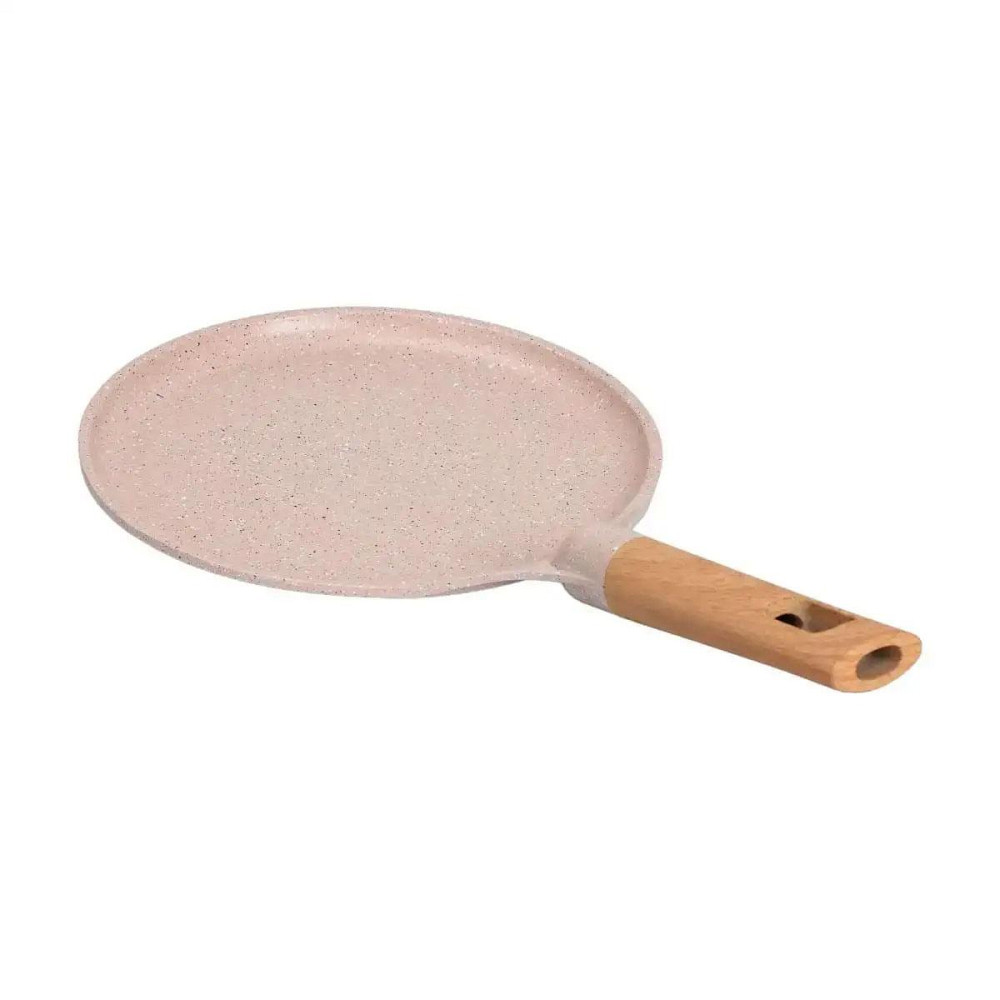 Блінна сковорода з мармуровим покриттям Ø 22 см бежевий Київ - фото 4