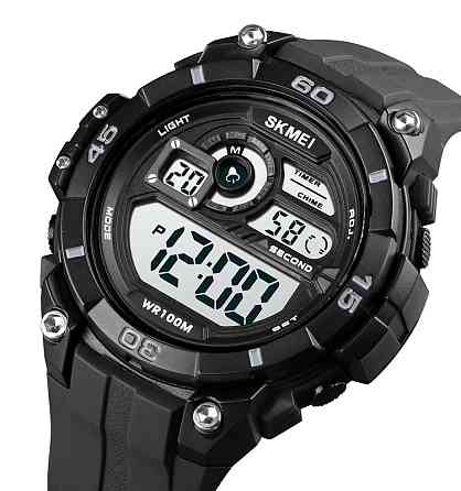 Мужские спортивные наручные часы Skmei 1756 водонепроницаемые 10 АТМ (Черные) Киев