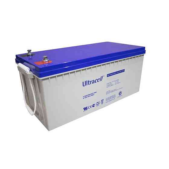Акумуляторна батарея Ultracell UCG200-12 GEL 12 V 200 Ah (522 x 240 x 224) White Q1/24 Київ