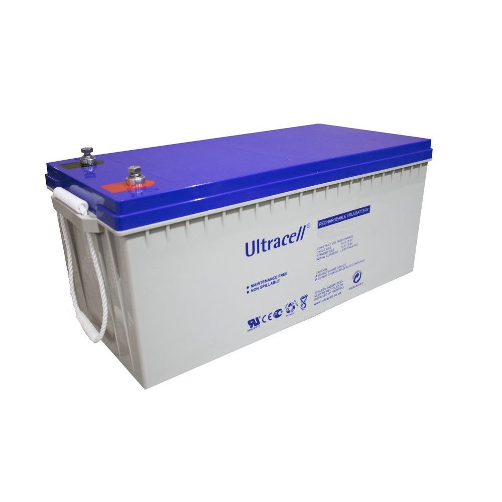 Акумуляторна батарея Ultracell UCG200-12 GEL 12 V 200 Ah (522 x 240 x 224) White Q1/24 Київ - фото 1