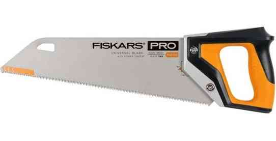 Універсальна Ручна Пила 38 см 9 TPI з чохлом Fiskars "PowerTooth" (1062930) Загартована сталь Нововолинськ