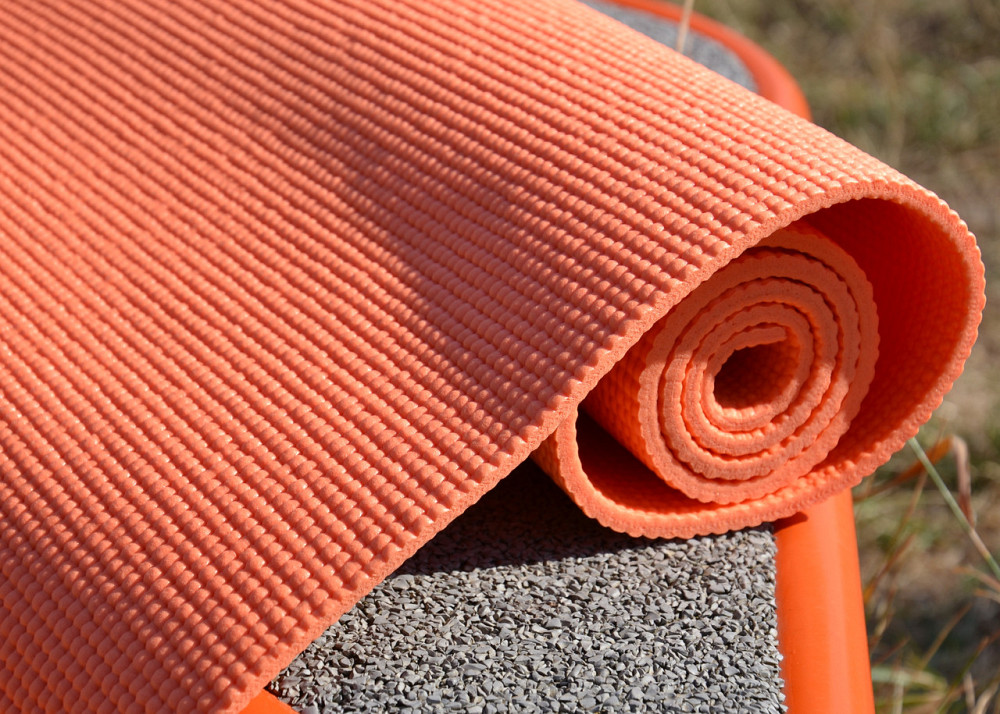 Гимнастический коврик для йоги и фитнеса Power System PS-4014 PVC Fitness-Yoga Mat Оранжевый, 173x61x0.6 см Киев - изображение 9