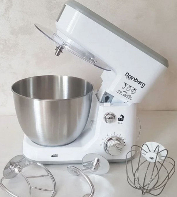 Тестомес Rainberg Rb-8082 3200 Вт миксер кухонный комбайн блендер 5л. Киев - изображение 6