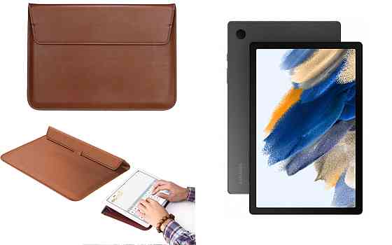 Чохол-конверт VitoCase для Samsung Galaxy Tab A8 10.5 (X200), з функцією підставки для планшета Коричневий Київ