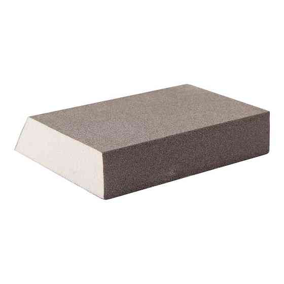 Губка шліфувальна чотиристороння кутова 110×90×25мм P240 SIGMA (9130511) Рівне