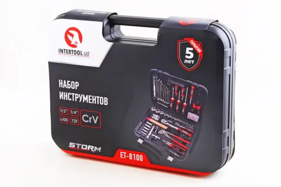 Набір інструментів 100 ед. Itertool Storm 1/2, 1/4 Вінниця